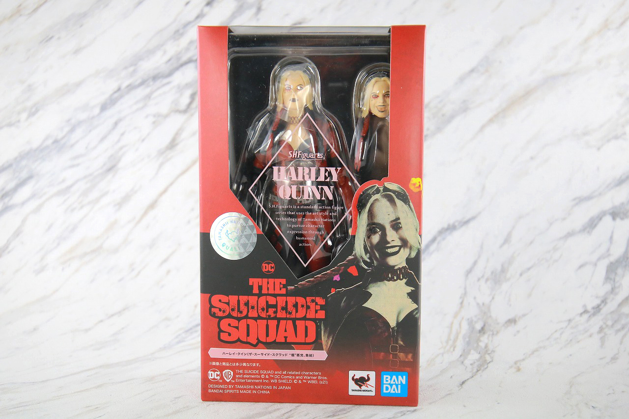 S.H.フィギュアーツ　ハーレイ・クイン　ザ・スーサイド・スクワッド　レビュー　パッケージ