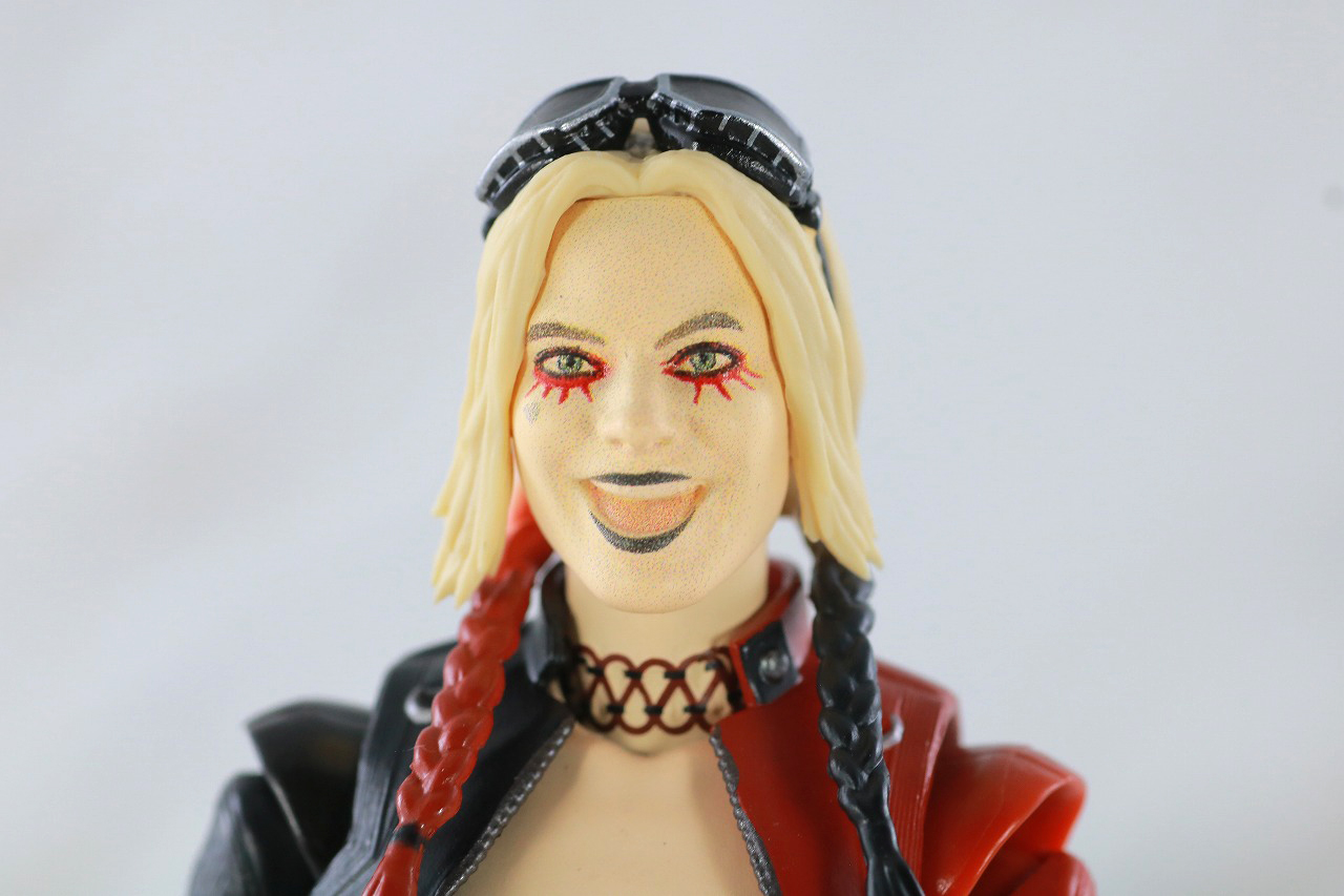 S.H.フィギュアーツ　ハーレイ・クイン　ザ・スーサイド・スクワッド　レビュー　付属品　笑顔ヘッド