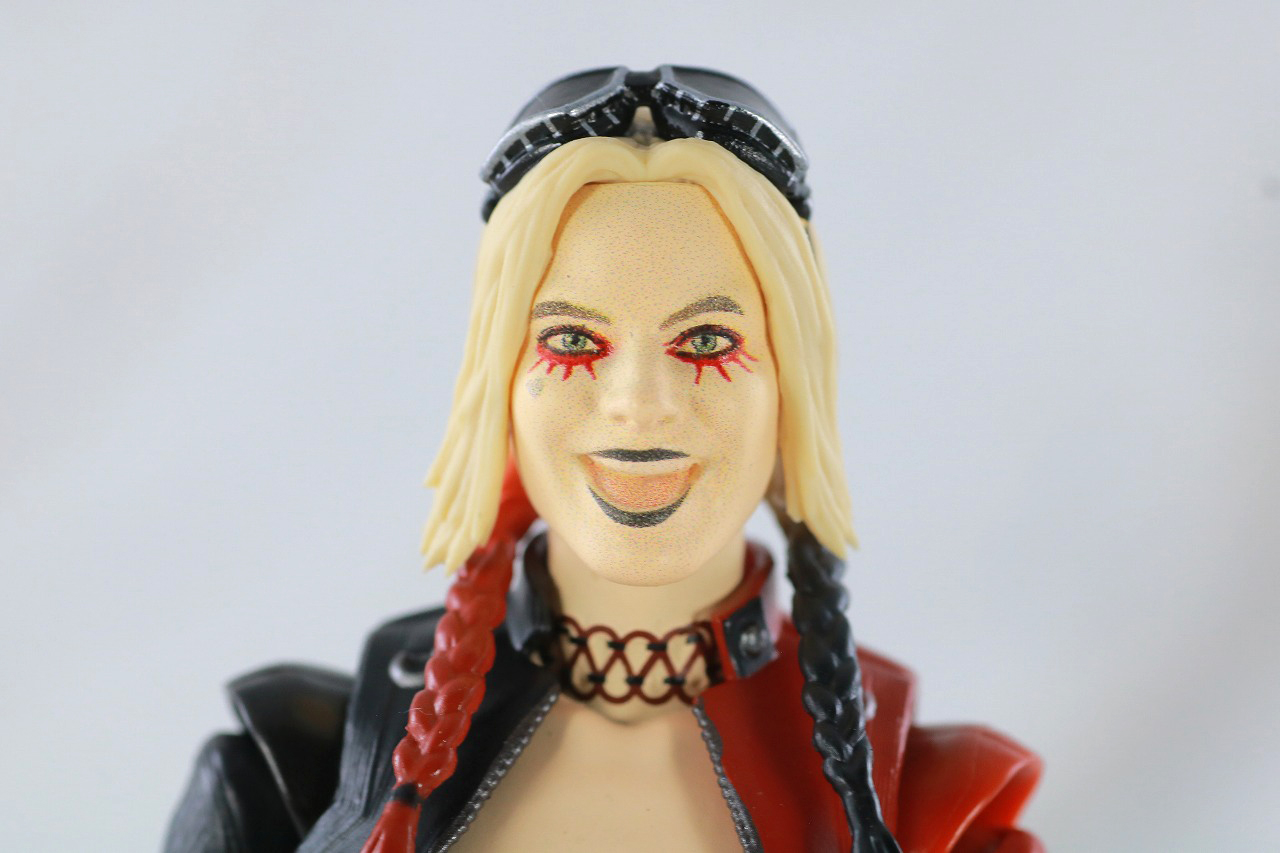 S.H.フィギュアーツ　ハーレイ・クイン　ザ・スーサイド・スクワッド　レビュー　付属品　笑顔ヘッド