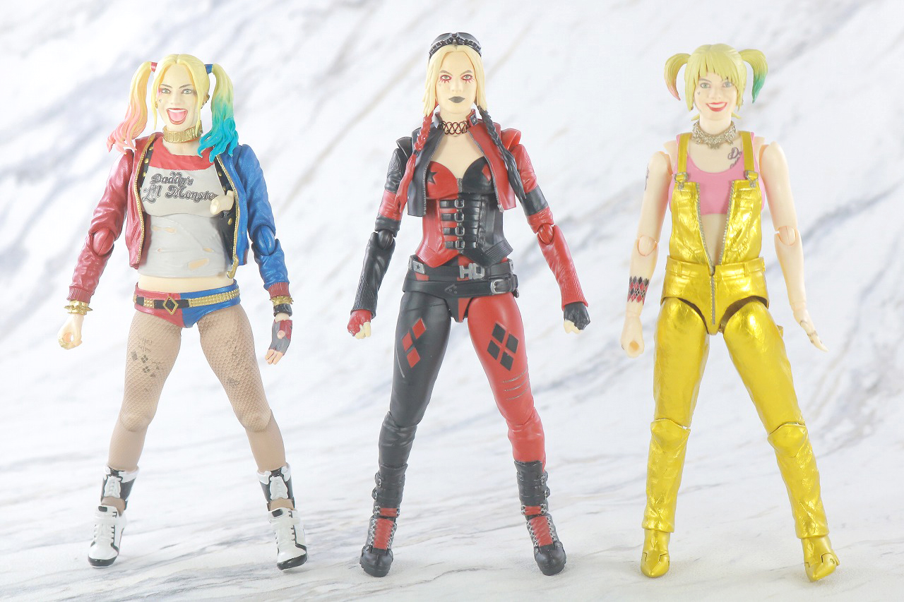 S.H.フィギュアーツ　ハーレイ・クイン　ザ・スーサイド・スクワッド　レビュー　本体　BIRDS・OF・PREY　比較