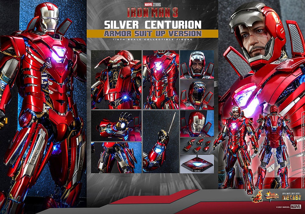 ホットトイズ　ムービー・マスターピース　DIECAST　シルバー・センチュリオン（アーマー・スーツアップ版）