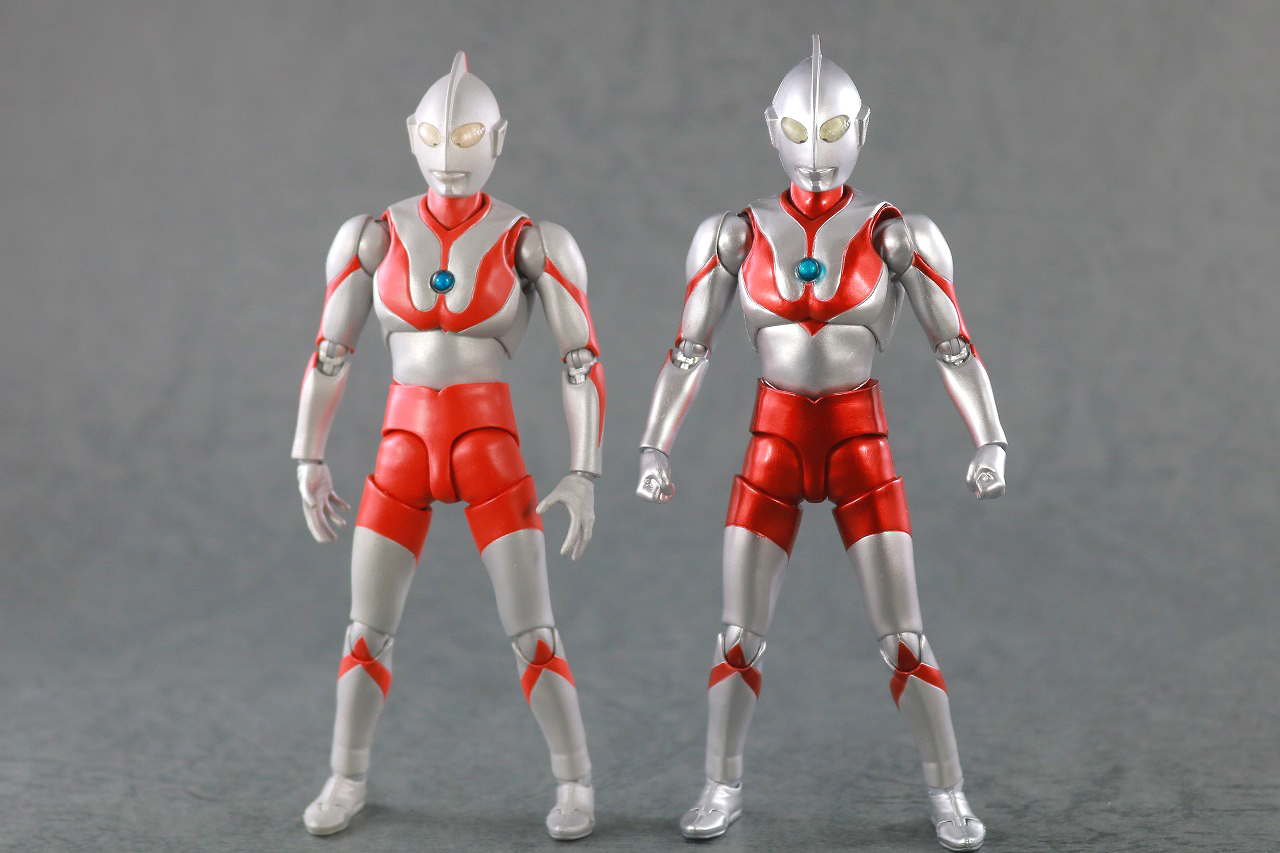 S.H.フィギュアーツ　ウルトラマン 55th Anniversary Ver.　レビュー　本体　通常版　比較