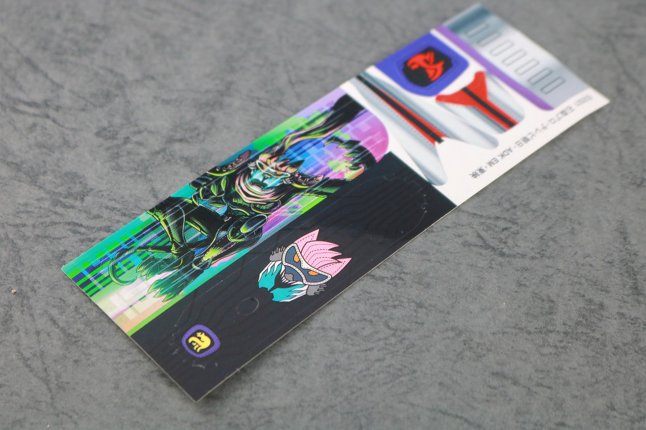 リバイスリミックスフィギュア　仮面ライダーバイス ジャッカルゲノム　レビュー　付属品　シール