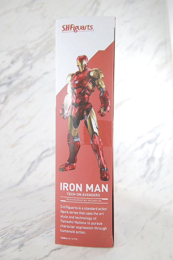 S.H.フィギュアーツ　アイアンマン（テック・オン・アベンジャーズ）　レビュー　パッケージ