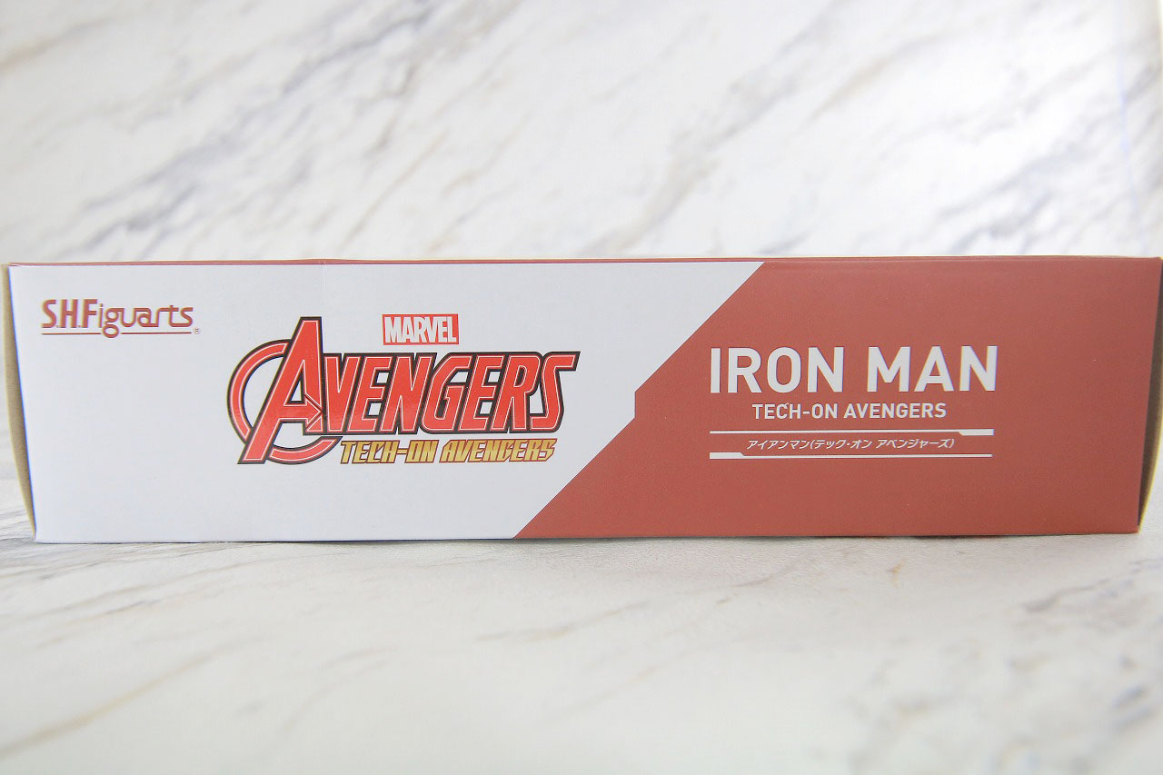 S.H.フィギュアーツ　アイアンマン（テック・オン・アベンジャーズ）　レビュー　パッケージ
