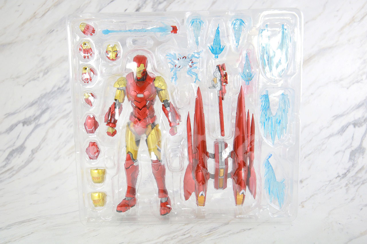 S.H.フィギュアーツ　アイアンマン（テック・オン・アベンジャーズ）　レビュー　パッケージ