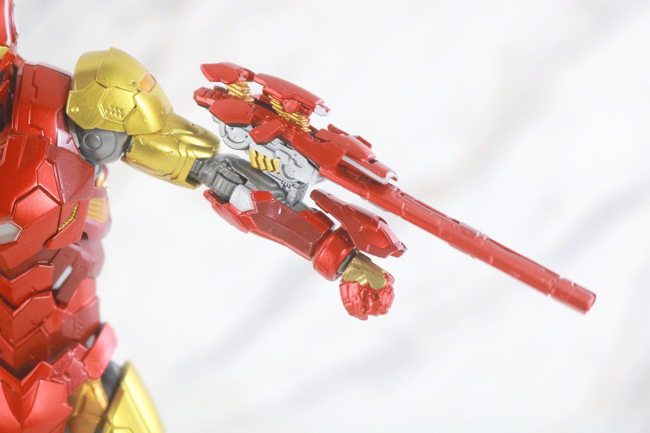 S.H.フィギュアーツ　アイアンマン（テック・オン・アベンジャーズ）　レビュー　付属品　キャノン