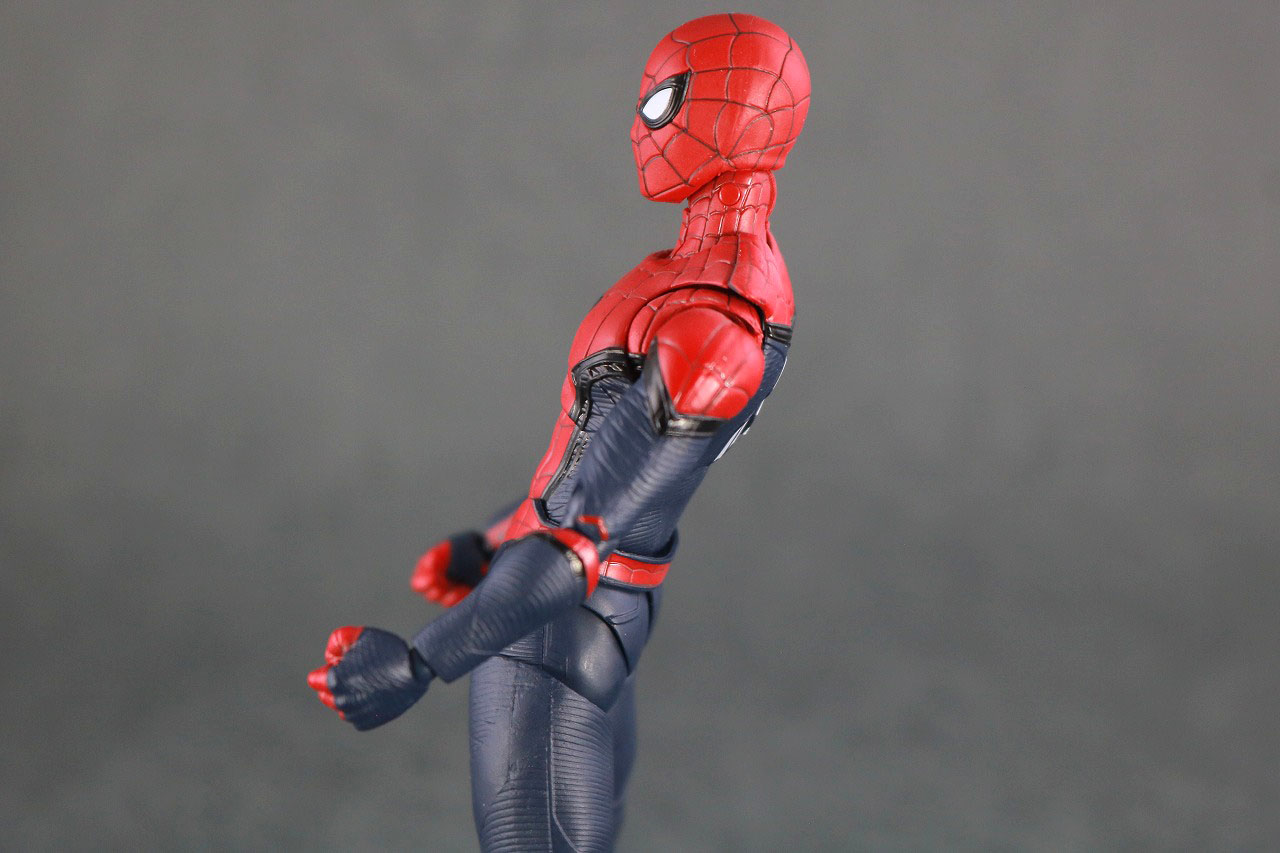 S.H.フィギュアーツ　スパイダーマン アップグレードスーツ（ノー・ウェイ・ホーム）　可動範囲