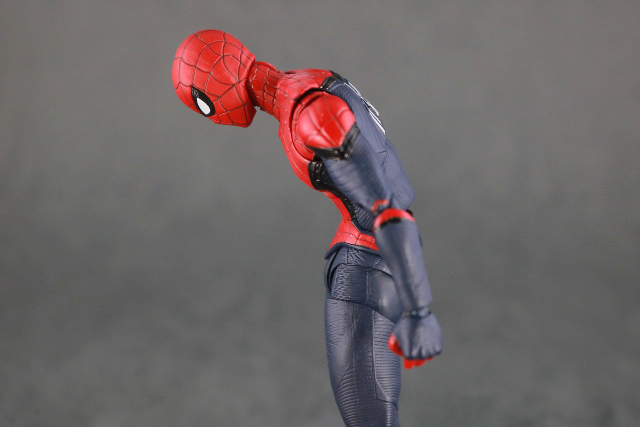 S.H.フィギュアーツ　スパイダーマン アップグレードスーツ（ノー・ウェイ・ホーム）　可動範囲