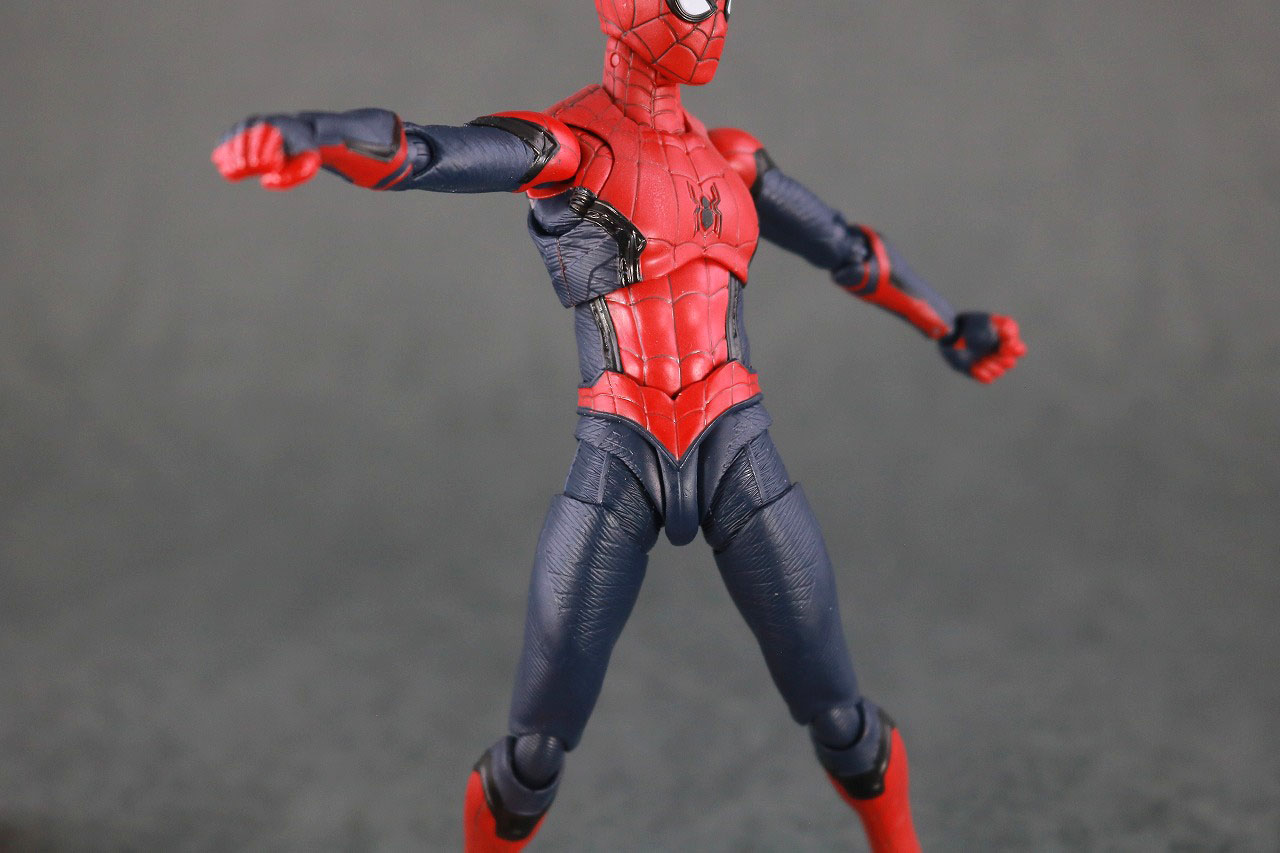 S.H.フィギュアーツ　スパイダーマン アップグレードスーツ（ノー・ウェイ・ホーム）　可動範囲