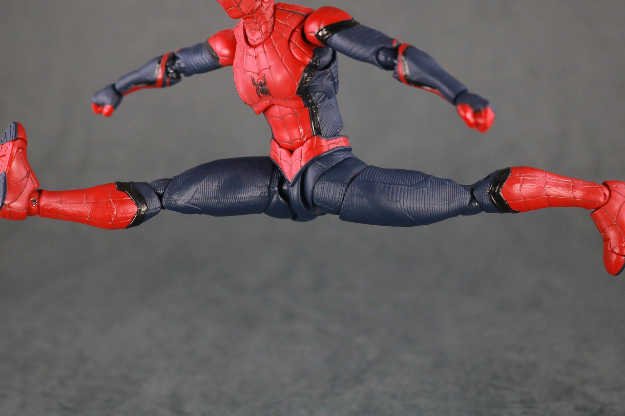 S.H.フィギュアーツ　スパイダーマン アップグレードスーツ（ノー・ウェイ・ホーム）　可動範囲