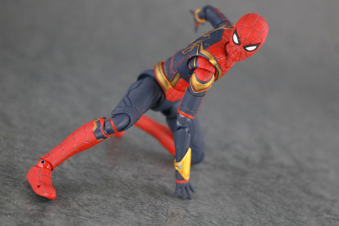 S.H.フィギュアーツ　スパイダーマン インテグレーテッドスーツ　レビュー　アクション