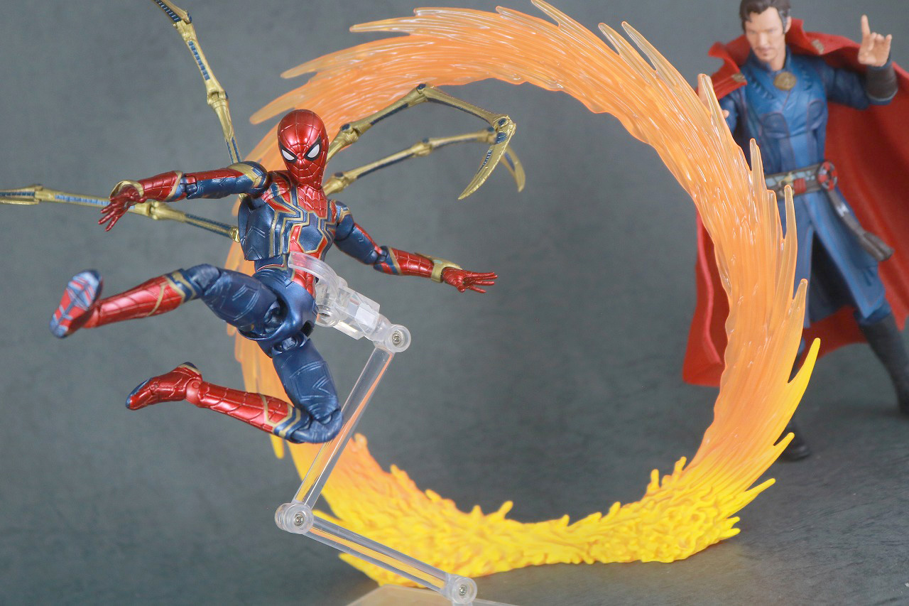 マーベルレジェンド　ディフェンダー　ストレンジ　レビュー　アクション　MAFEX　アイアン・スパイダー