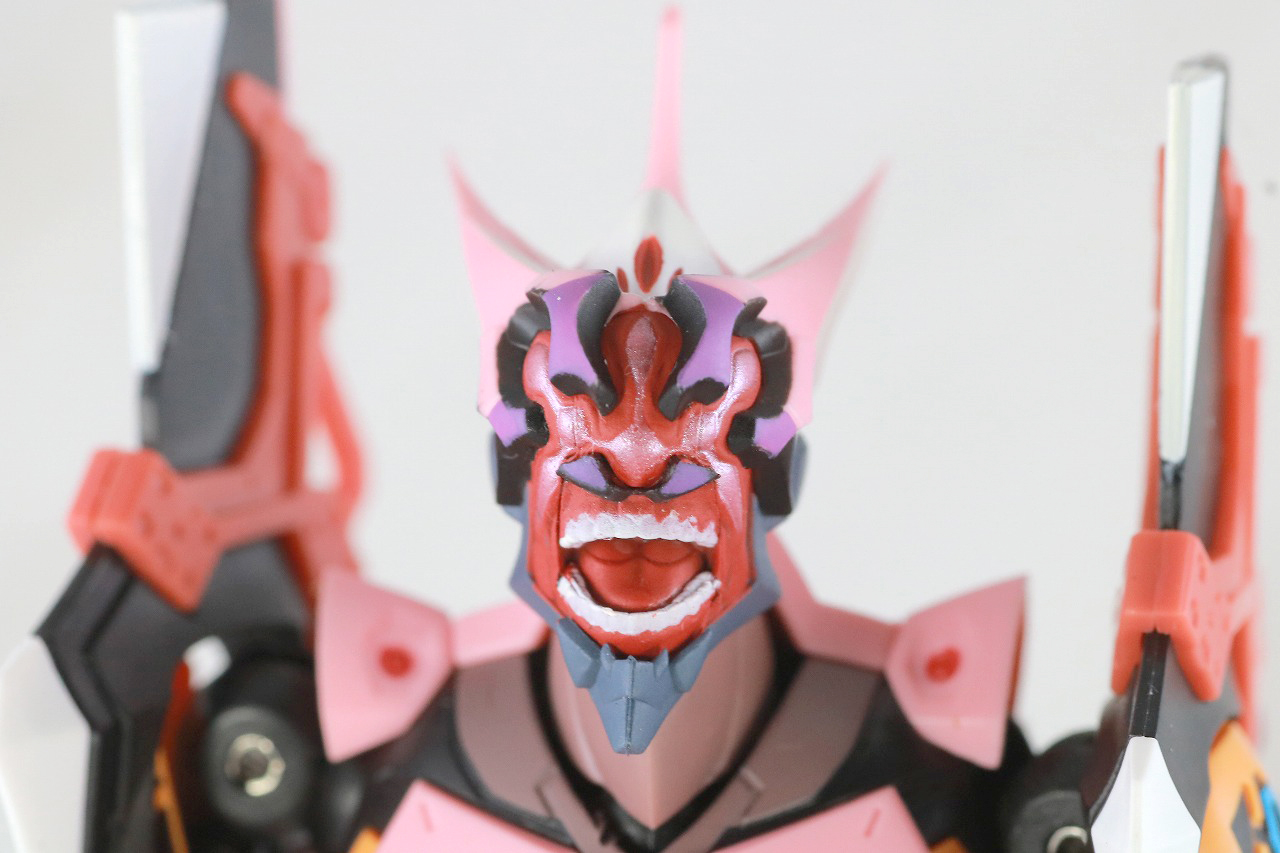 ROBOT魂　エヴァンゲリオン改8号機γ　レビュー　付属品　開口ヘッド