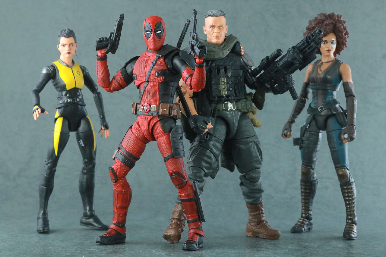 S.H.フィギュアーツ　デッドプール　レビュー　アクション　ガソニック・ティーンエイジ・ウォーヘッド、ケーブル、ドミノ