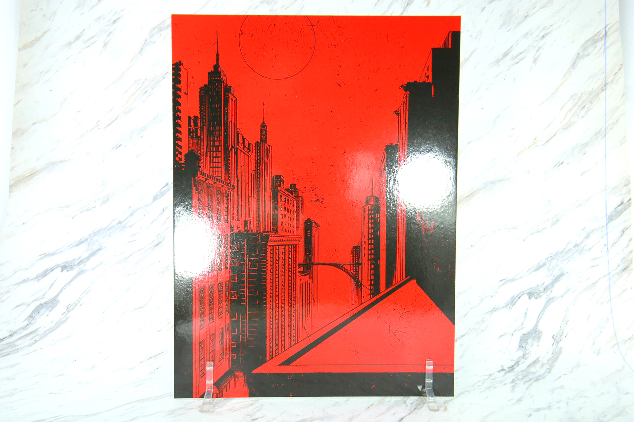 DCマルチバース ポーズド・スタチュー　バットマン（『ザ・バットマン』） コミック版　付属品　背景紙