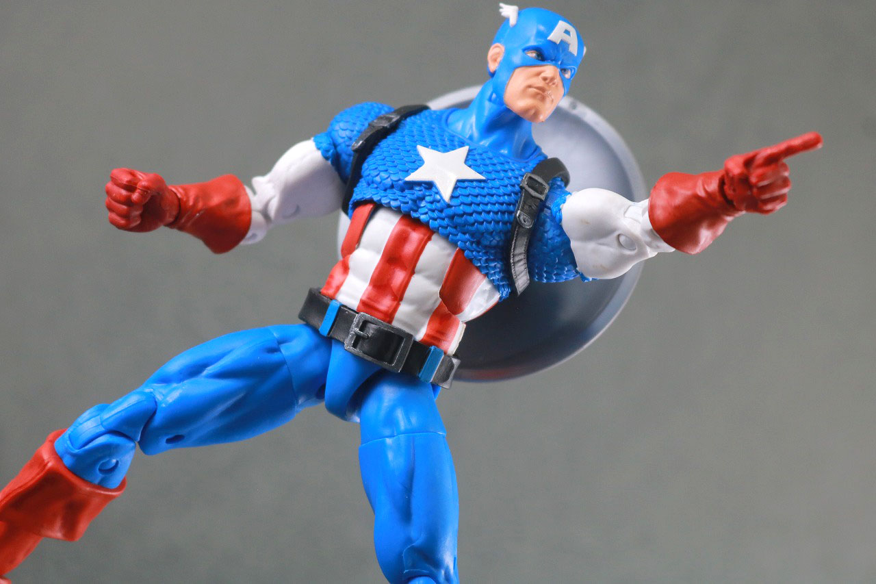 マーベルレジェンド　キャプテン・アメリカ　20周年記念　ブリスターパッケージ版　レビュー　アクション