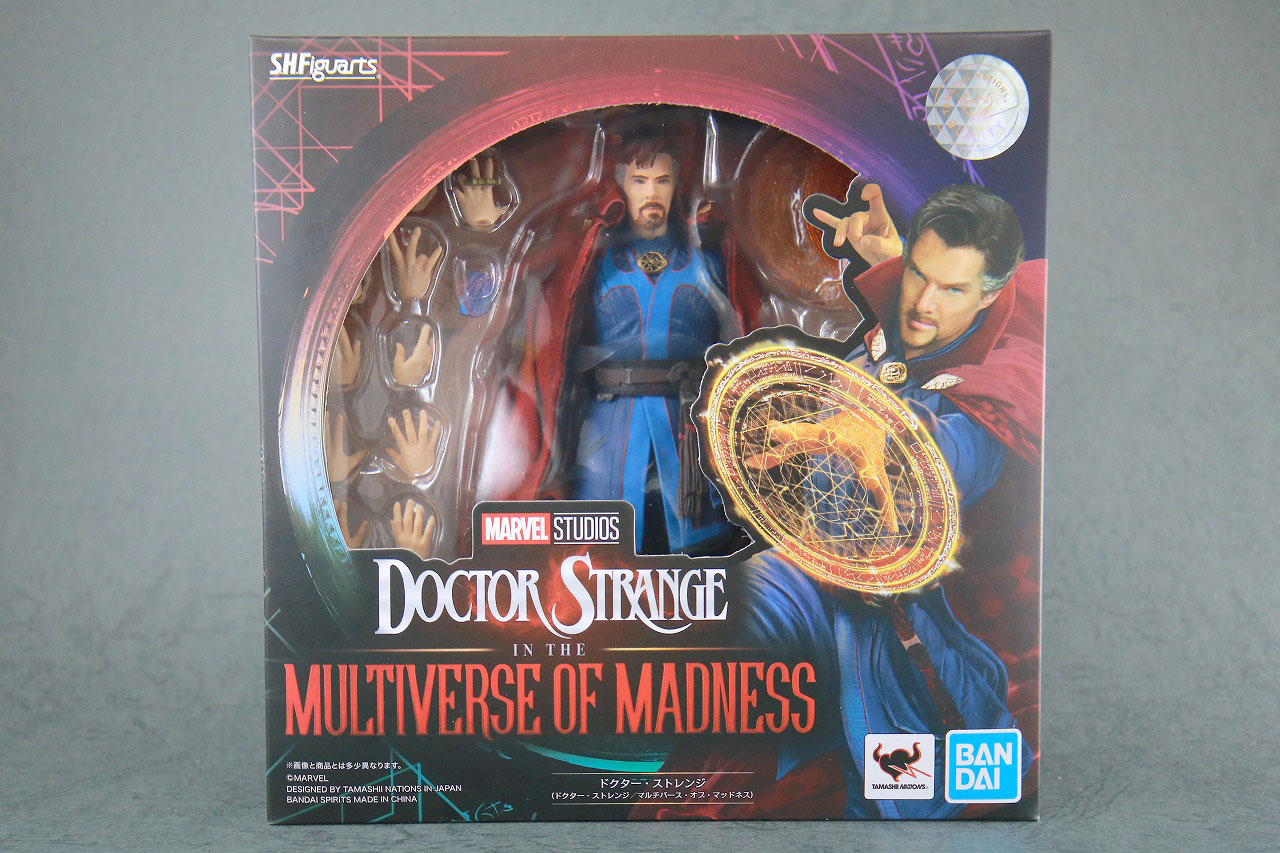 S.H.フィギュアーツ　ドクターストレンジ　マルチバース・オブ・マッドネス　レビュー　パッケージ