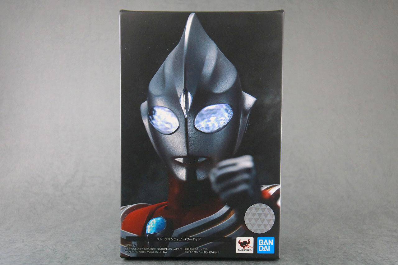 S.H.フィギュアーツ　ウルトラマンティガ パワータイプ　真骨彫製法　レビュー　パッケージ