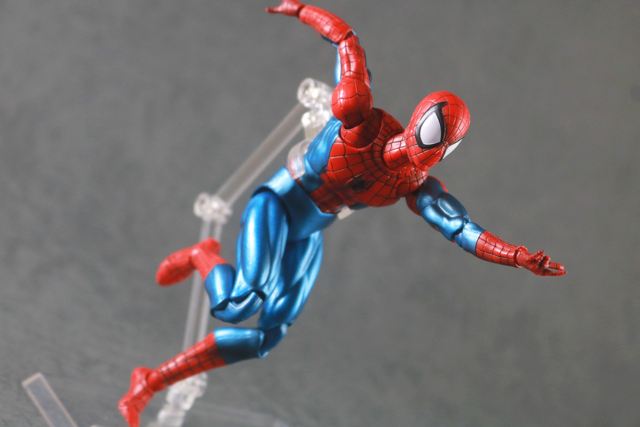 MAFEX　スパイダーマン Comic Ver.　再販版　レビュー　アクション
