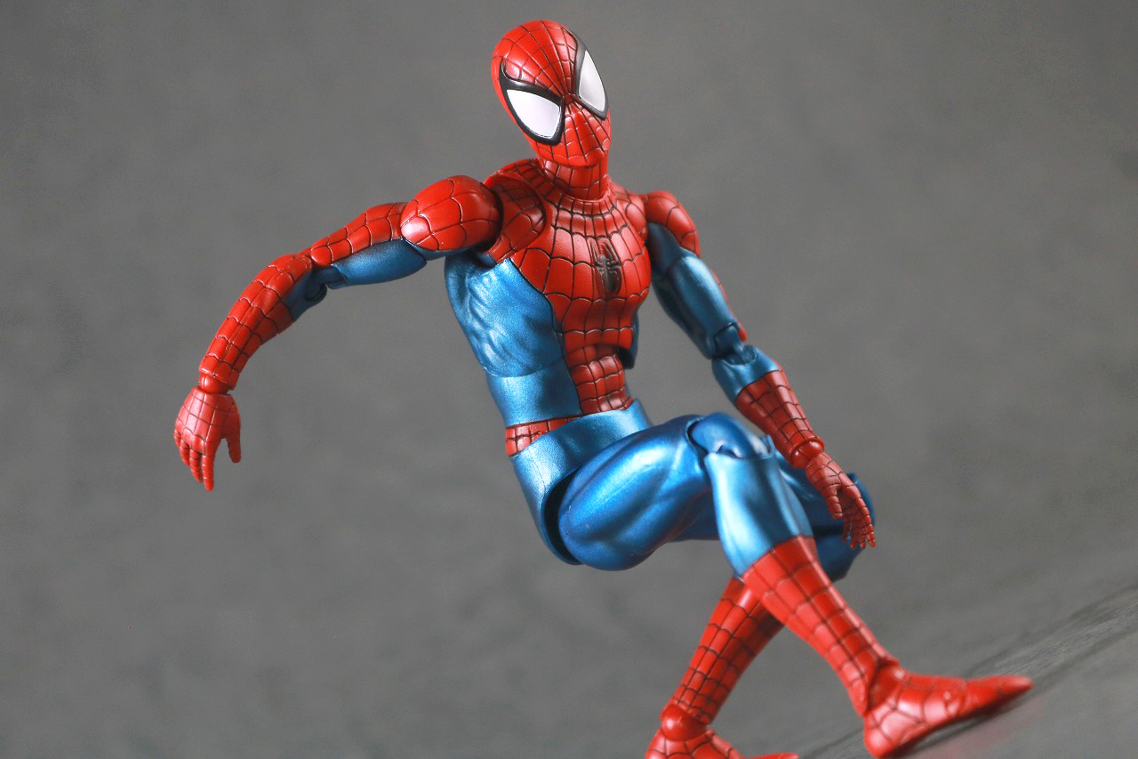 MAFEX　スパイダーマン Comic Ver.　再販版　レビュー　アクション