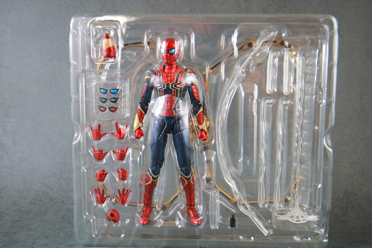 S.H.フィギュアーツ　アイアン・スパイダー（『スパイダーマン：ノー・ウェイ・ホーム』）　レビュー　パッケージ