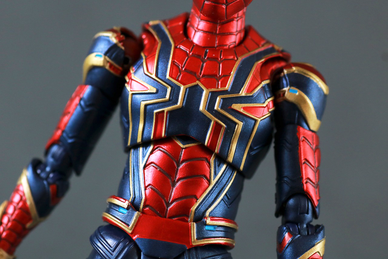 S.H.フィギュアーツ　アイアン・スパイダー（『スパイダーマン：ノー・ウェイ・ホーム』）　レビュー　本体