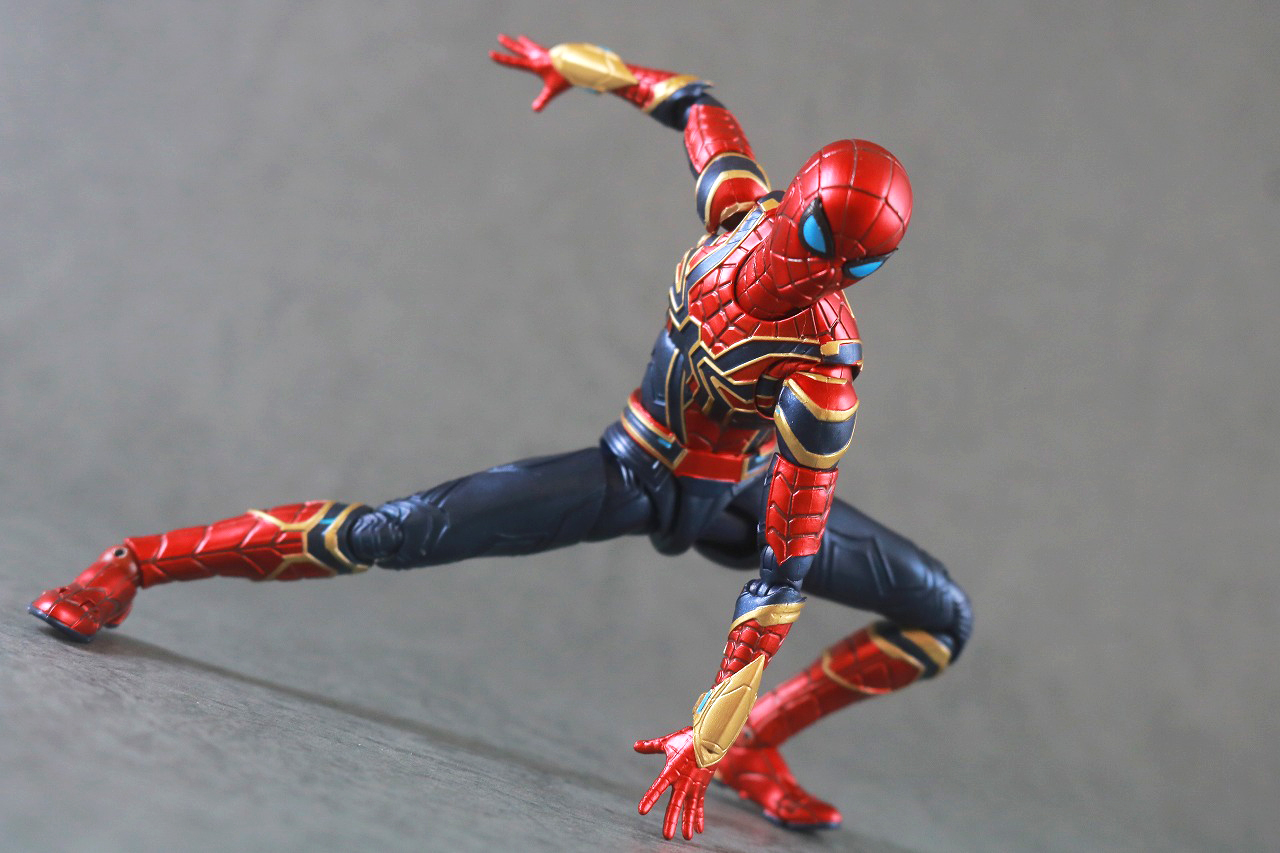 S.H.フィギュアーツ　アイアン・スパイダー（『スパイダーマン：ノー・ウェイ・ホーム』）　レビュー　アクション