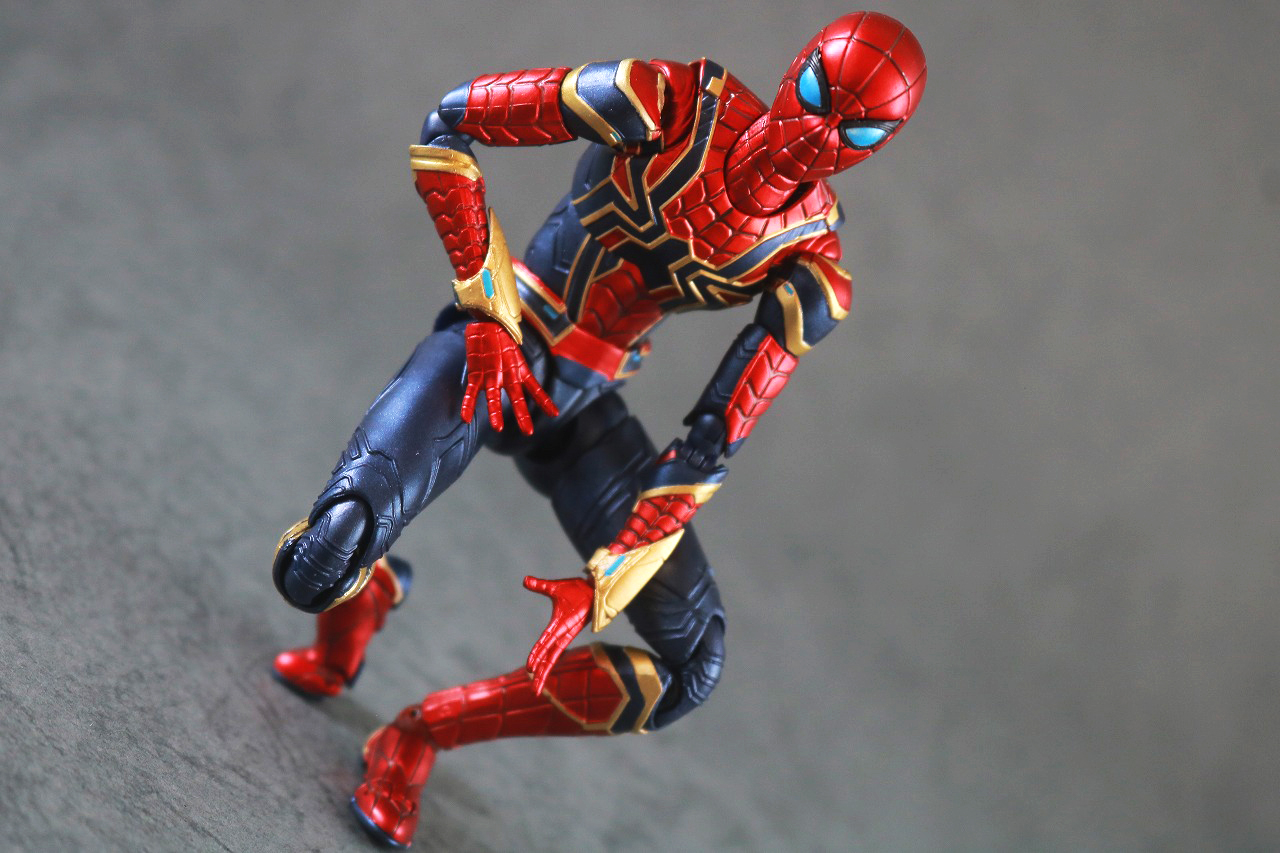 S.H.フィギュアーツ　アイアン・スパイダー（『スパイダーマン：ノー・ウェイ・ホーム』）　レビュー　アクション