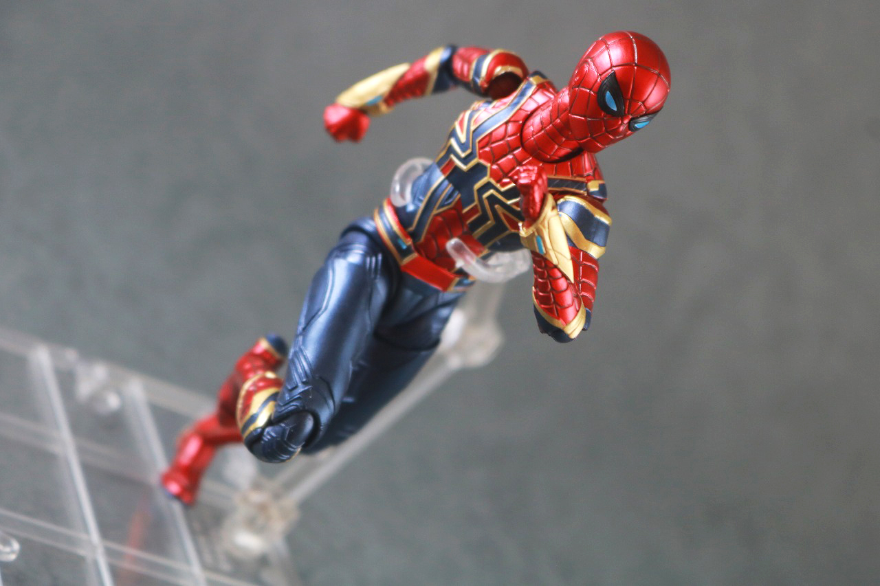 S.H.フィギュアーツ　アイアン・スパイダー（『スパイダーマン：ノー・ウェイ・ホーム』）　レビュー　アクション