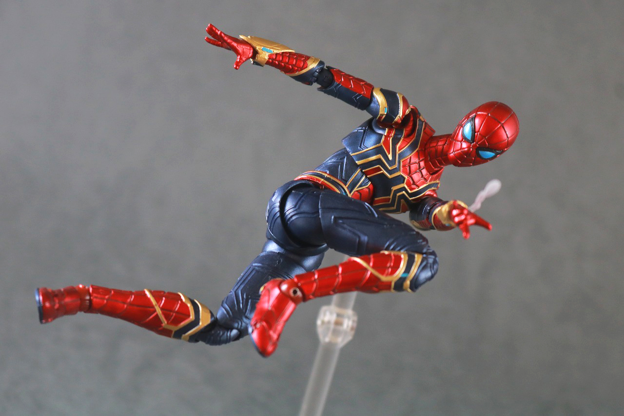 S.H.フィギュアーツ　アイアン・スパイダー（『スパイダーマン：ノー・ウェイ・ホーム』）　レビュー　アクション