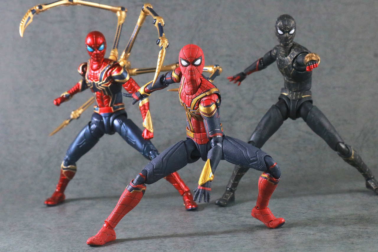 S.H.フィギュアーツ　アイアン・スパイダー（『スパイダーマン：ノー・ウェイ・ホーム』）　レビュー　アクション
