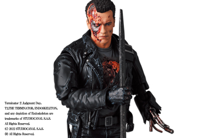 MAFEX　T-800 （T2 BATTLE DAMAGE Ver.）