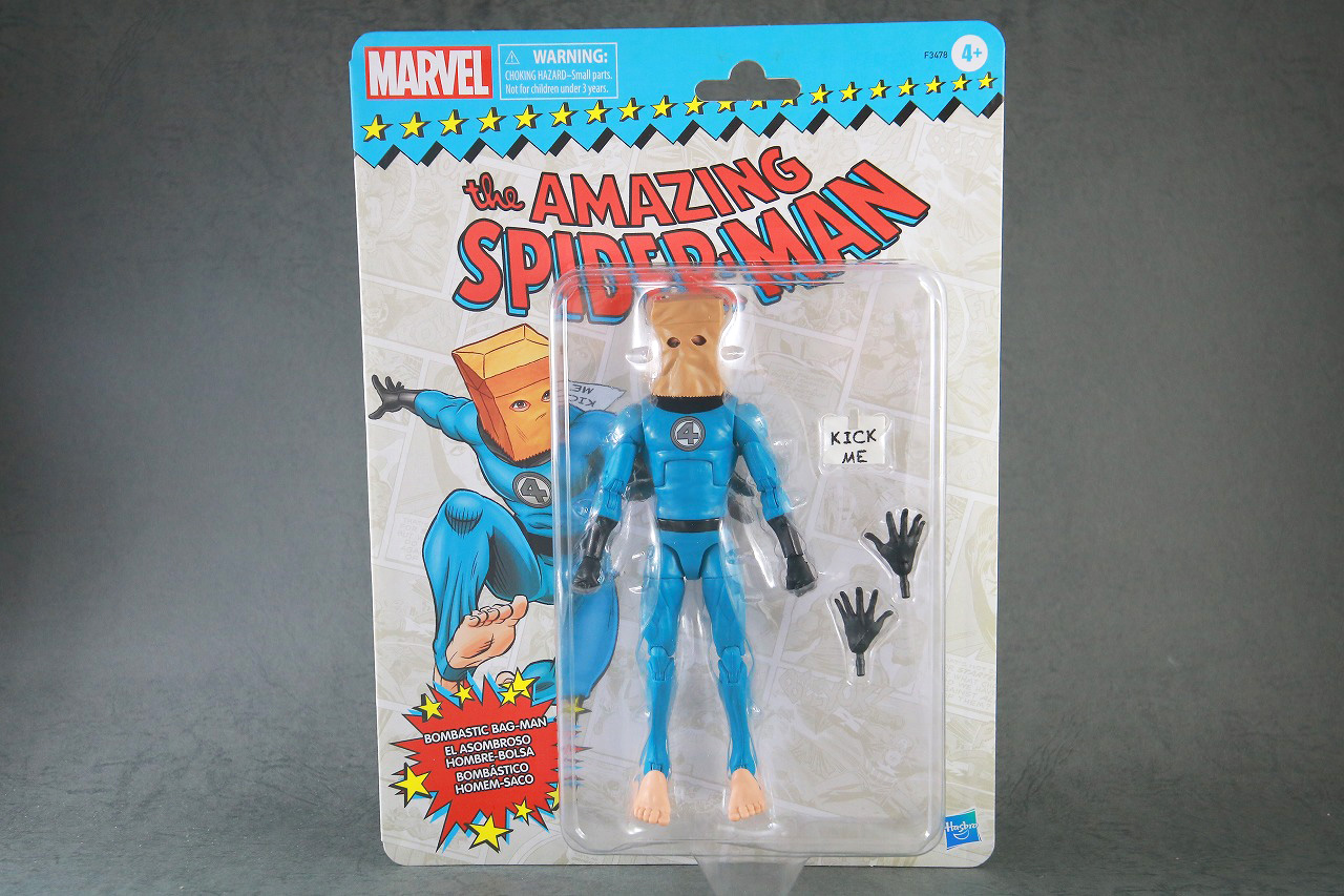 マーベルレジェンド　ボンバスティック・バッグマン　レビュー　パッケージ