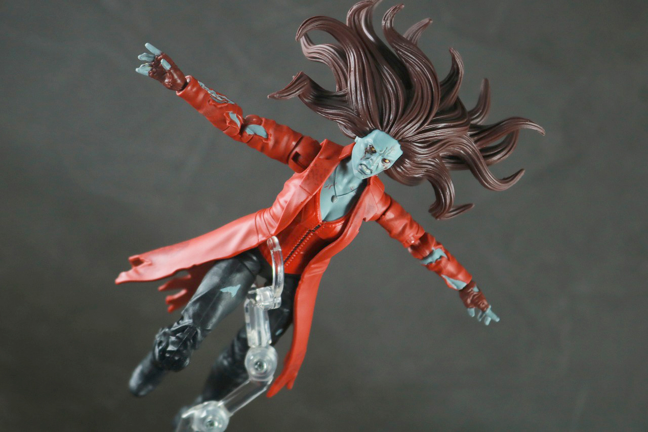 マーベルレジェンド　ゾンビ・スカーレット・ウィッチ　レビュー　アクション