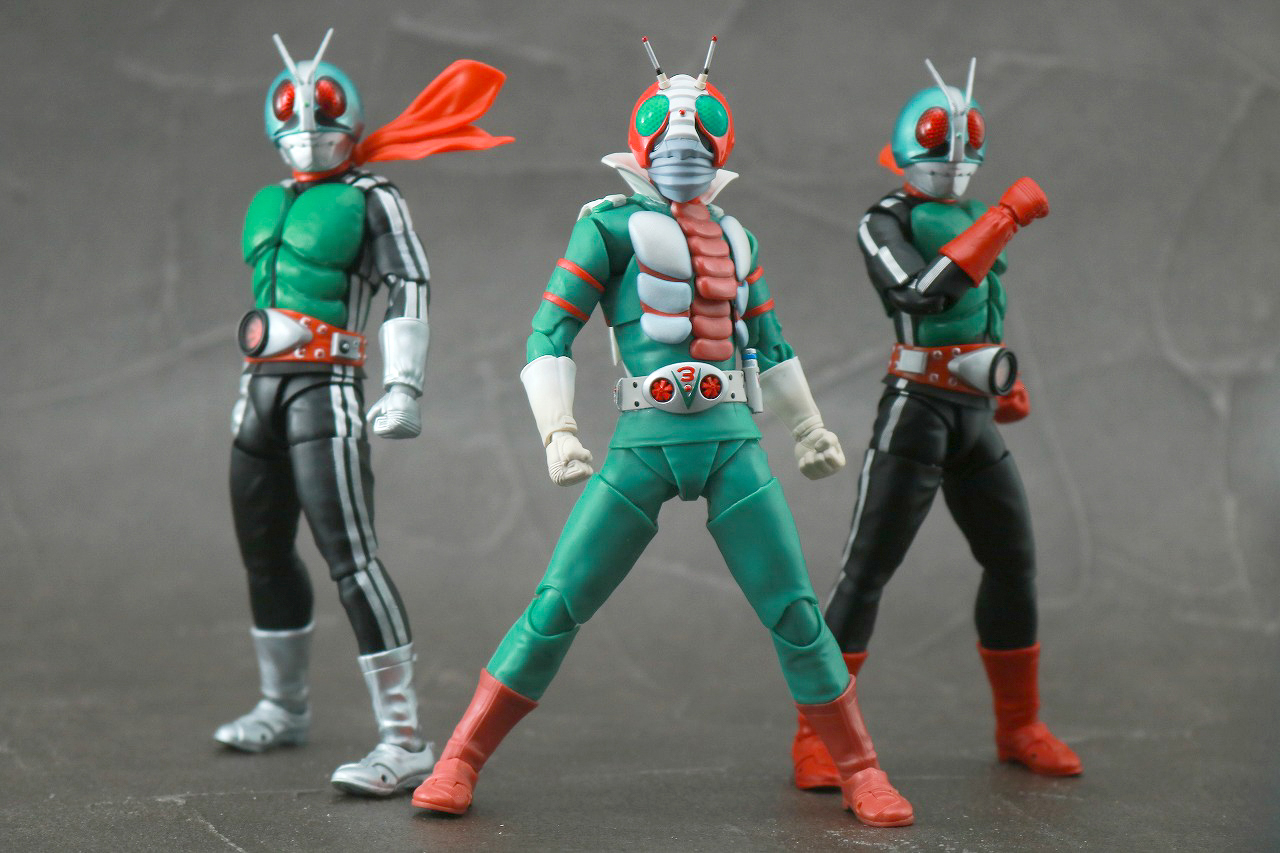 S.H.フィギュアーツ　仮面ライダーV3　真骨彫製法　レビュー　アクション