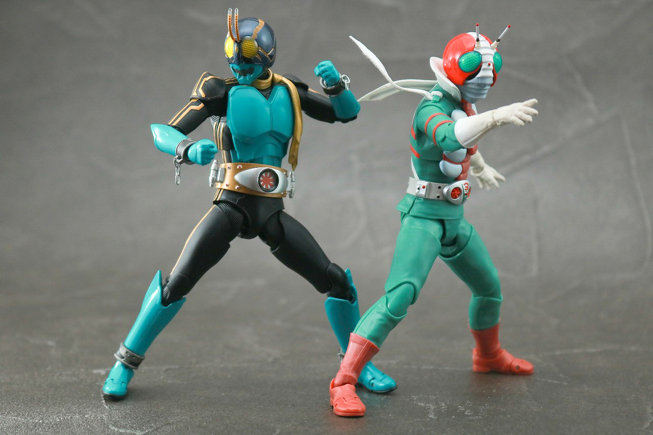 S.H.フィギュアーツ　仮面ライダーV3　真骨彫製法　レビュー　アクション