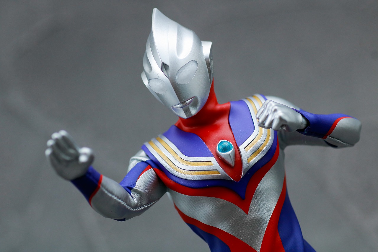 alphamax　アルファマックス　ウルトラマンティガ　マルチタイプ　レビュー　アクション