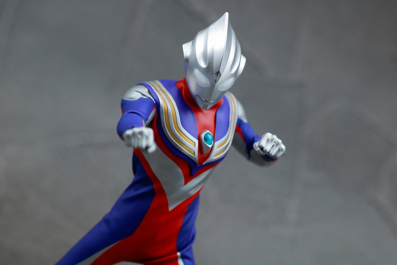 alphamax　アルファマックス　ウルトラマンティガ　マルチタイプ　レビュー　アクション