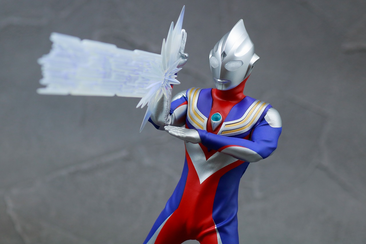 alphamax　アルファマックス　ウルトラマンティガ　マルチタイプ　レビュー　アクション