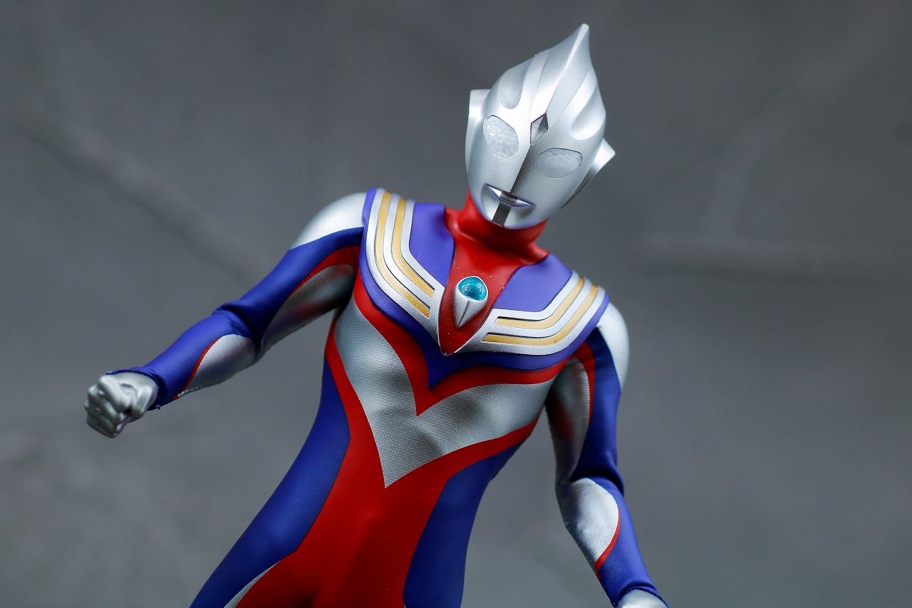 alphamax　アルファマックス　ウルトラマンティガ　マルチタイプ　レビュー　アクション