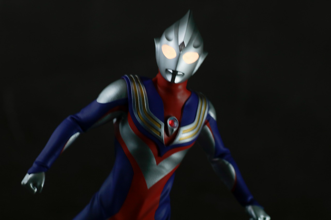 alphamax　アルファマックス　ウルトラマンティガ　マルチタイプ　レビュー　アクション