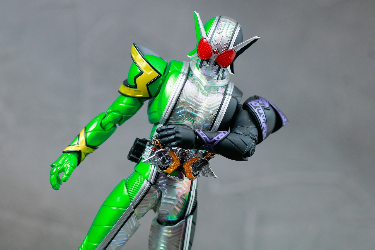 S.H.フィギュアーツ　仮面ライダーW サイクロンジョーカーエクストリーム　真骨彫製法　レビュー　アクション