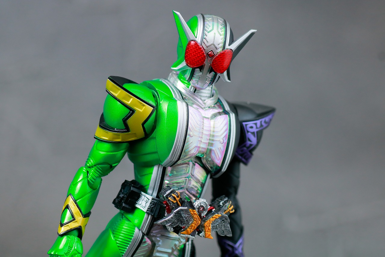 S.H.フィギュアーツ　仮面ライダーW サイクロンジョーカーエクストリーム　真骨彫製法　レビュー　アクション