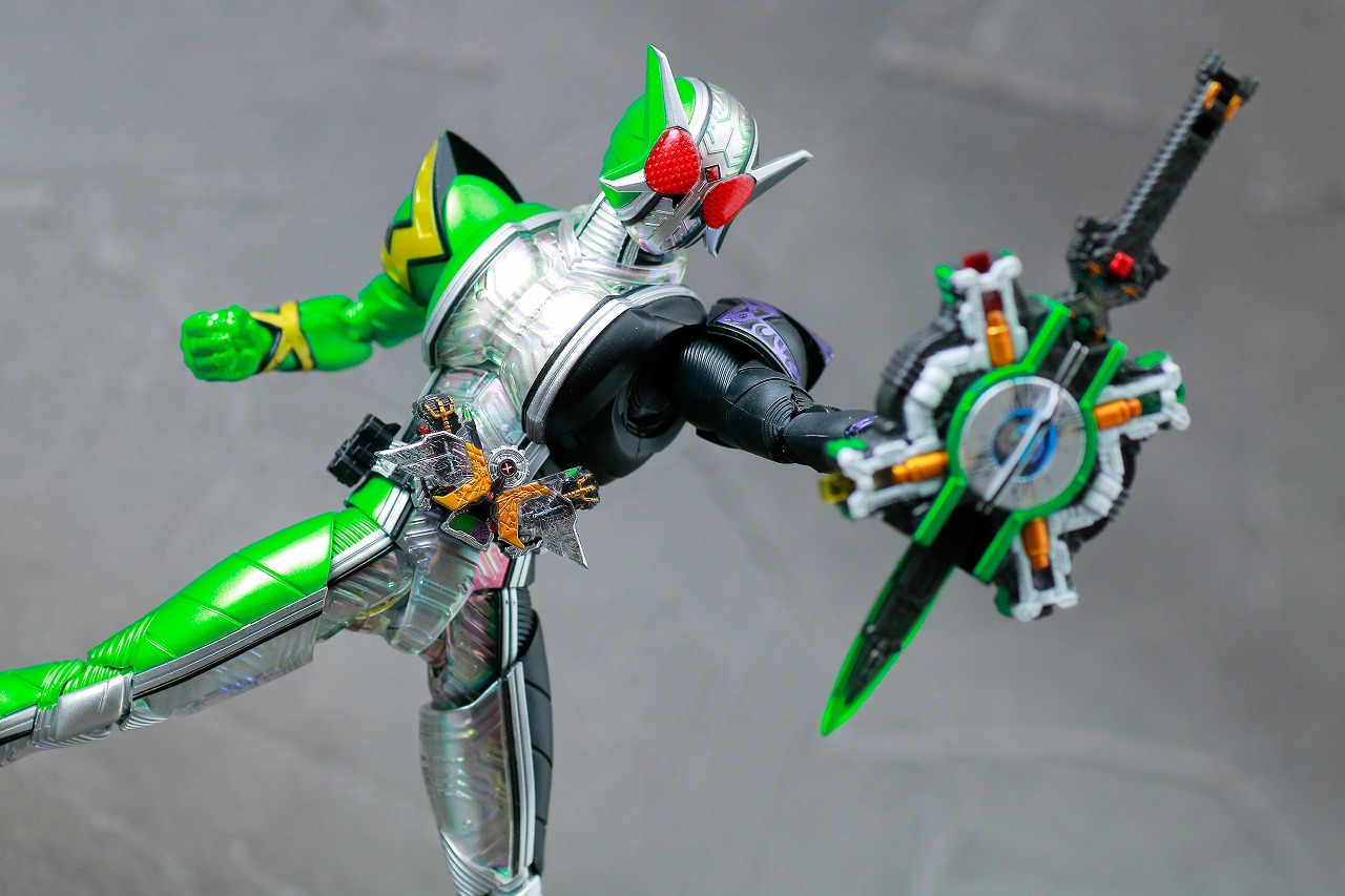 S.H.フィギュアーツ　仮面ライダーW サイクロンジョーカーエクストリーム　真骨彫製法　レビュー　アクション