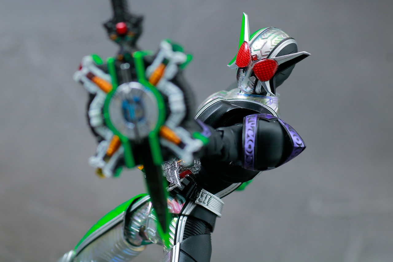 S.H.フィギュアーツ　仮面ライダーW サイクロンジョーカーエクストリーム　真骨彫製法　レビュー　アクション