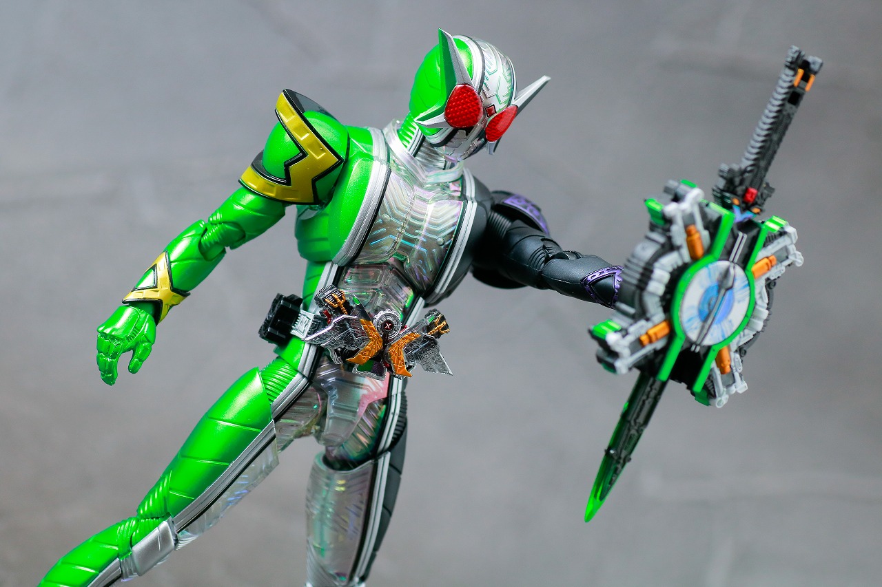 S.H.フィギュアーツ　仮面ライダーW サイクロンジョーカーエクストリーム　真骨彫製法　レビュー　アクション