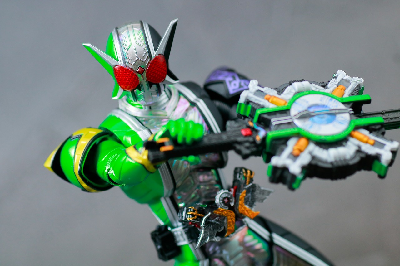 S.H.フィギュアーツ　仮面ライダーW サイクロンジョーカーエクストリーム　真骨彫製法　レビュー　アクション