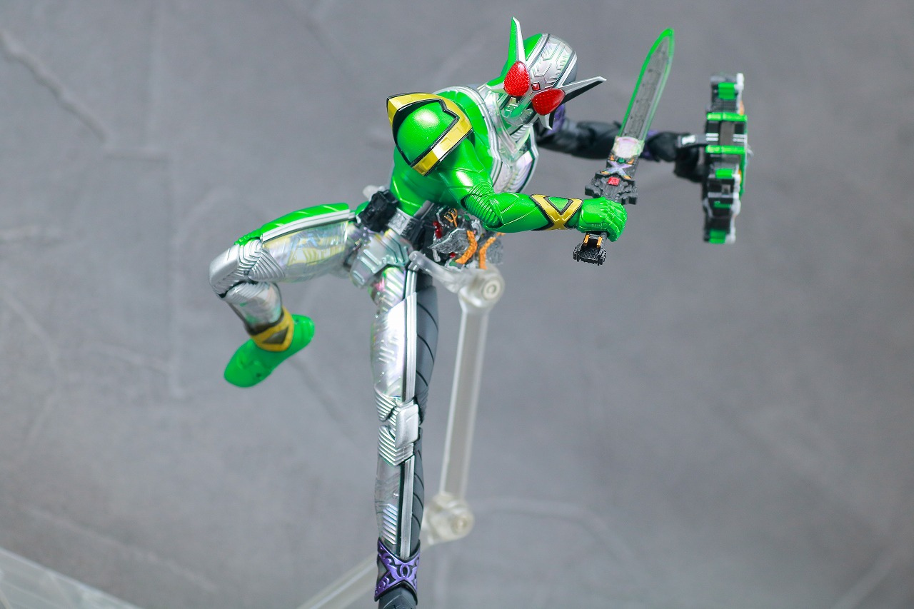 S.H.フィギュアーツ　仮面ライダーW サイクロンジョーカーエクストリーム　真骨彫製法　レビュー　アクション
