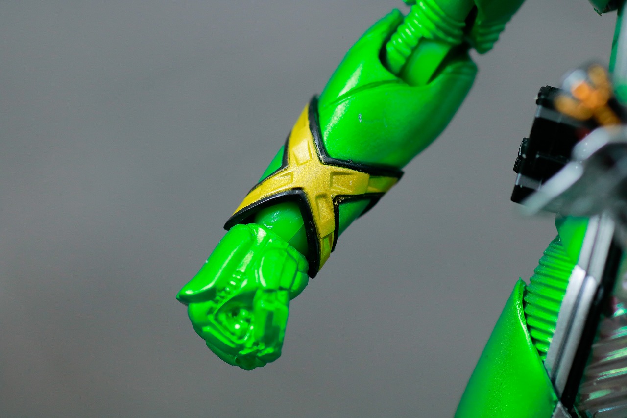 S.H.フィギュアーツ　仮面ライダーW サイクロンジョーカーエクストリーム　真骨彫製法　レビュー　本体